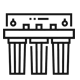Capulus apparatus filter cartridge